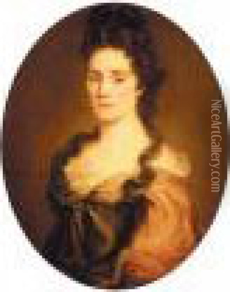 Portrait Of A Lady Oil Painting - Garret Morphy