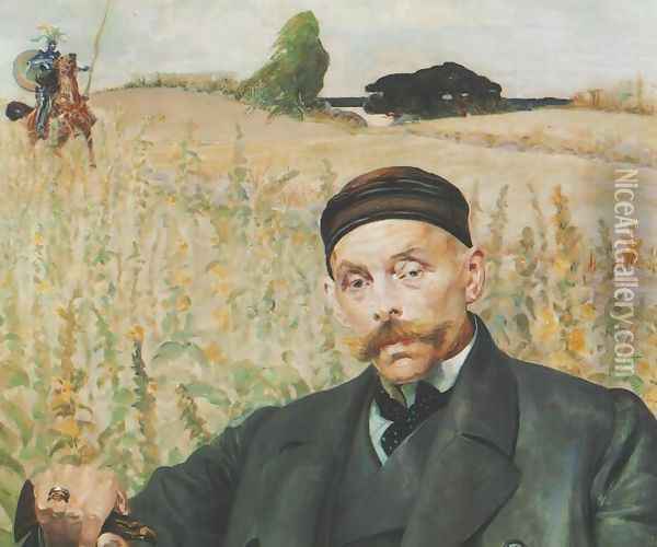Portrait of Waclaw Karczewski Oil Painting - Jacek Malczewski