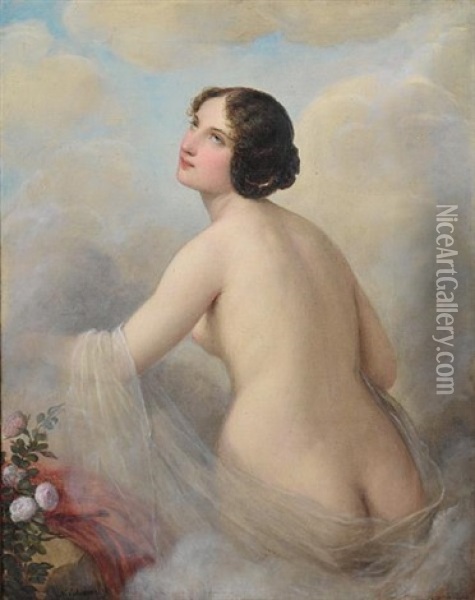 Venus Oil Painting - Natale Schiavoni
