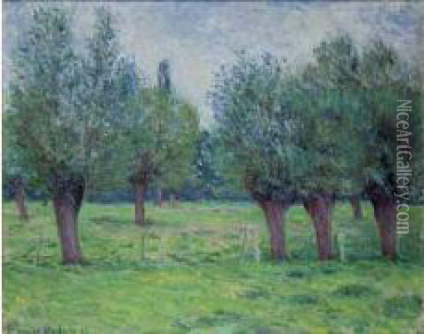 Les Environs De Giverny Oil Painting - Blanche Hoschede-Monet