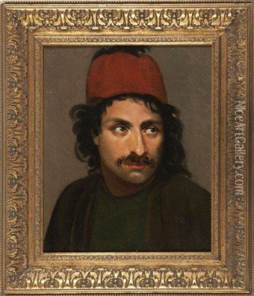 L'ottoman Oil Painting - Horace Vernet