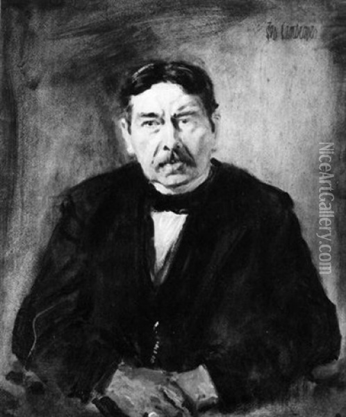 Portrait Des Ritters Gustav Von Kahr, Bayrischer Ministerprasident 1920-1921 Oil Painting - Leo Samberger