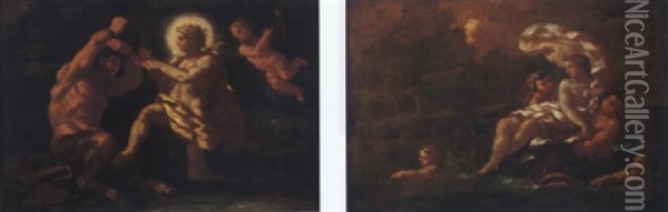 Apollo E Marsia Oil Painting - Paolo de Matteis