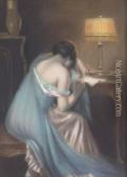 Missing A Loved One Oil Painting - Delphin Enjolras
