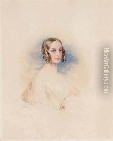 Portrait Of Grand Duchess Maria Nikolaievna Oil Painting - Christina Robertson