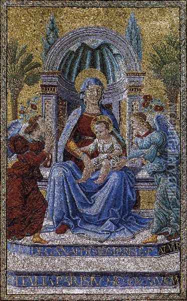 Virgin and Child 1498 Oil Painting - Davide Ghirlandaio