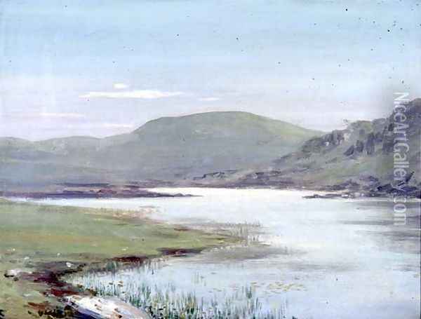 The Edge of the Lough Oil Painting - George William Russell