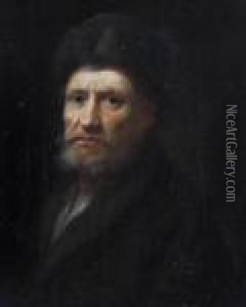 Portrait Of A Bearded Gentleman Oil Painting - Christian Wilhelm Ernst Dietrich