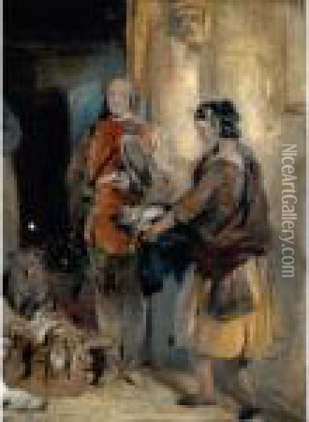 The Fishergirl Oil Painting - Landseer, Sir Edwin