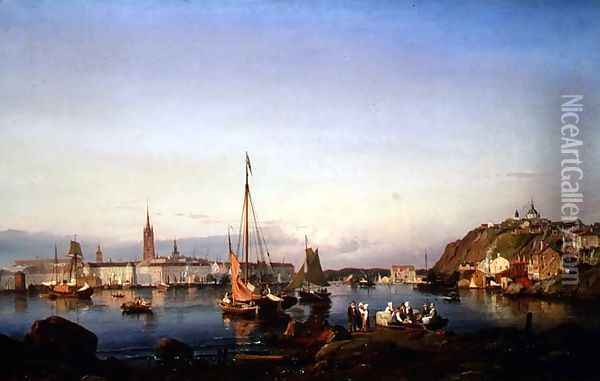 Stockholm Oil Painting - Carl Frederik Sorensen