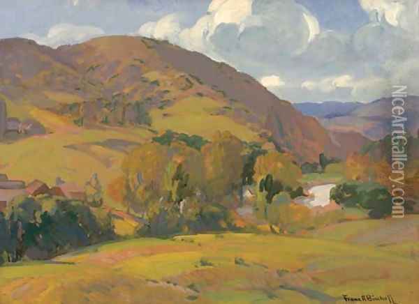 Over Hills and Vale Oil Painting - Franz Bischoff