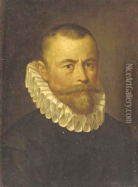 Portrait of a gentleman Oil Painting - Frans Pourbus the younger
