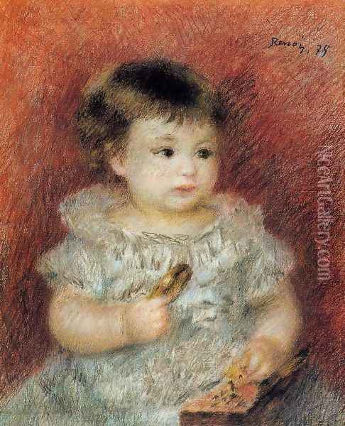 Portrait Of Lucien Daudet Oil Painting - Pierre Auguste Renoir