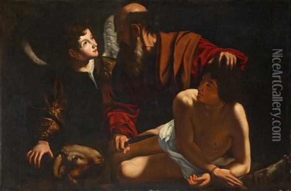 Die Opferung Isaaks Oil Painting -  Caravaggio