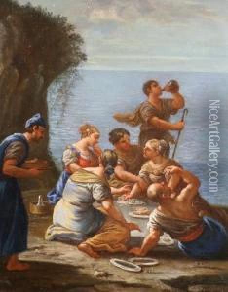 Scena Campestre Oil Painting - Domenico Viola