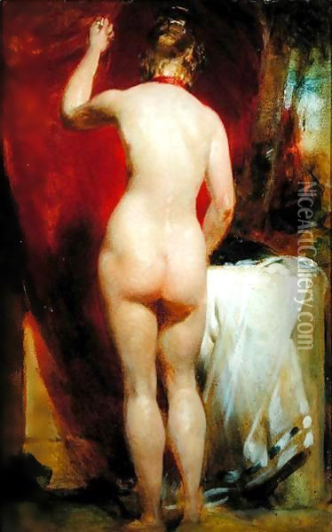 Study of a Female Nude 2 Oil Painting - William Etty