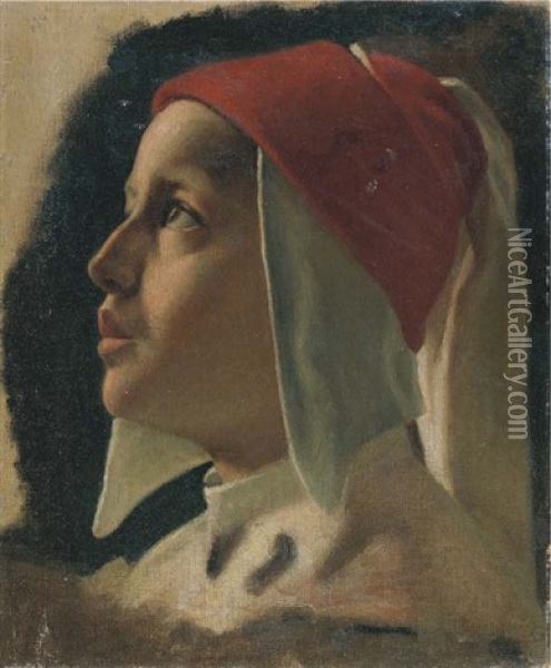Il Dantino Oil Painting - Vito d' Ancona