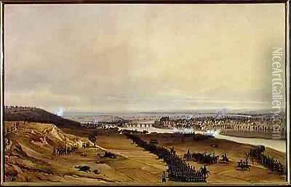 Battle of Montereau Oil Painting - Jean Antoine Simeon Fort