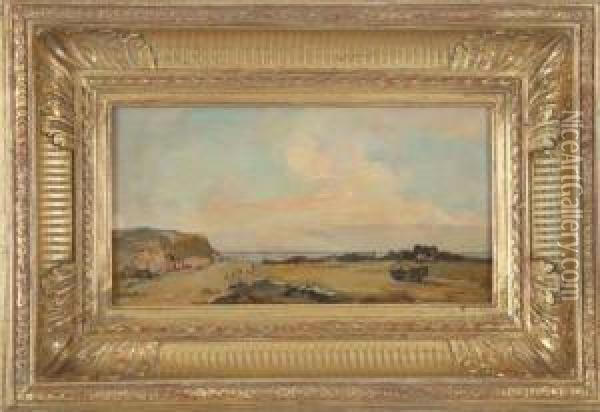 Bretonische Kustenlandschaft Oil Painting - Ernest Vauthrin