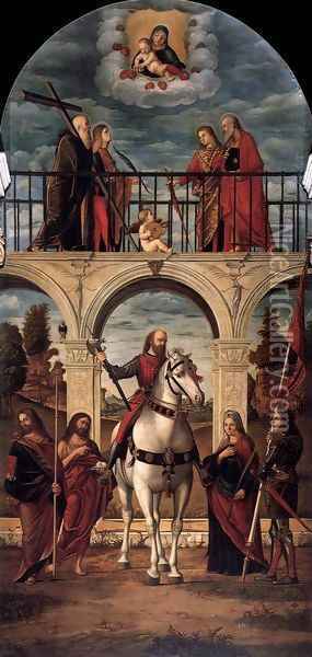 Glory of St Vitalis 2 Oil Painting - Vittore Carpaccio