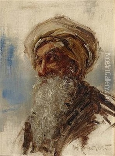 Araber Oil Painting - Max Friedrich Rabes