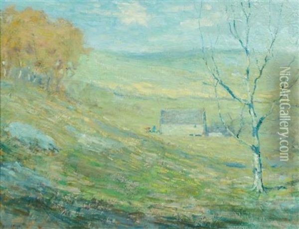 Crown Valley, November, 1904 Oil Painting - Bruce Crane