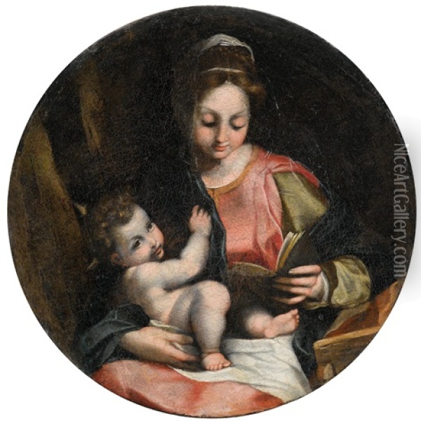 Madonna Mit Kind Oil Painting - Federico Barocci
