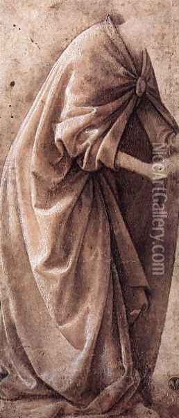 Study Of Garments 1491 Oil Painting - Domenico Ghirlandaio