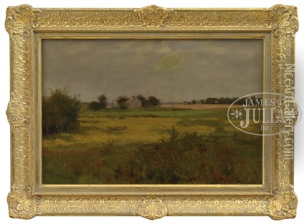 A Natick Landscape Oil Painting - Charles Francis Browne