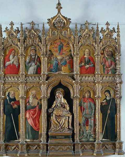 Altarpiece 1485 Oil Painting - Bartolomeo Vivarini