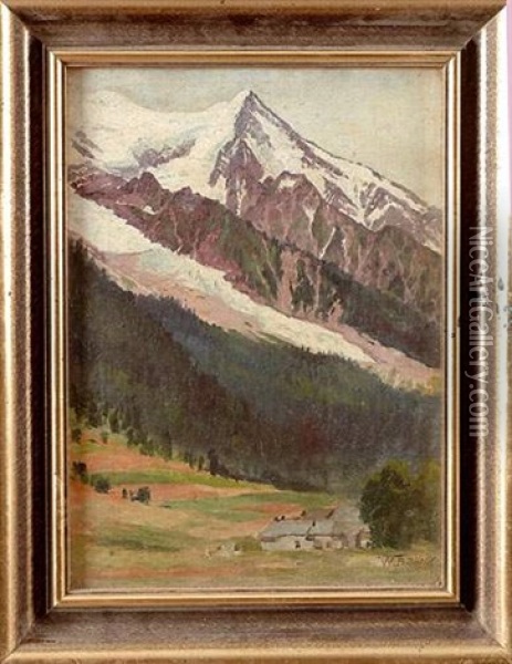 Chamonix Oil Painting - William Baptiste Baird