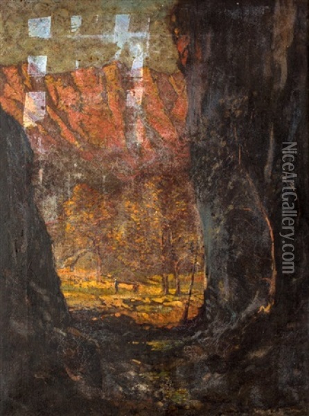 Golden Gate Oil Painting - William Mitcheson Timlin