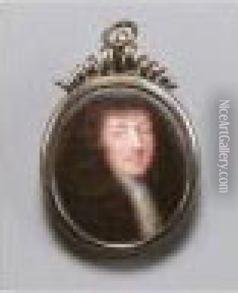 A Miniature Of Philippe, Duke Of Orleans Oil Painting - Jean I Petitot