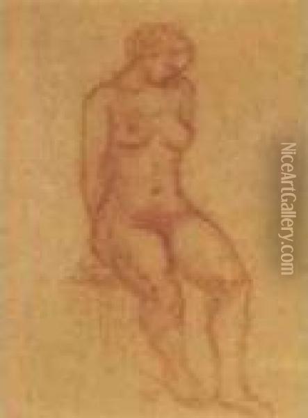 Dina Assise Oil Painting - Aristide Maillol