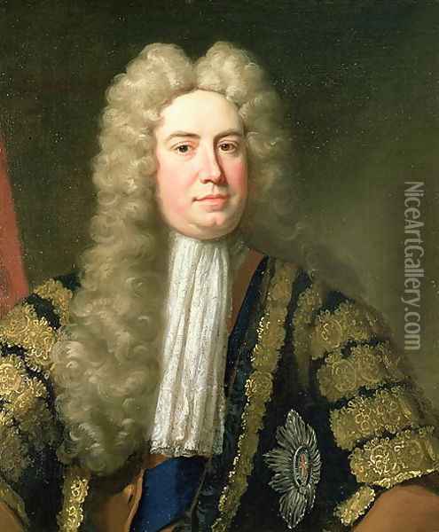 Sir Robert Walpole 1676-1745 Oil Painting - Jonathan Richardson