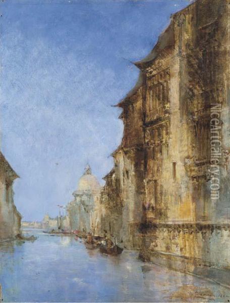 Canale A Venezia Oil Painting - Felix Ziem