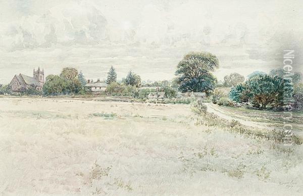 Shropshire Views Oil Painting - Edwin F. Cole