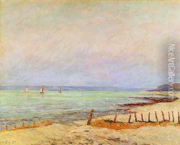Dusk, the Mouth of the Seine Oil Painting - Maxime Maufra