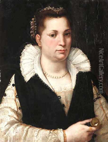 Portrait of a lady Oil Painting - da San Friano Maso