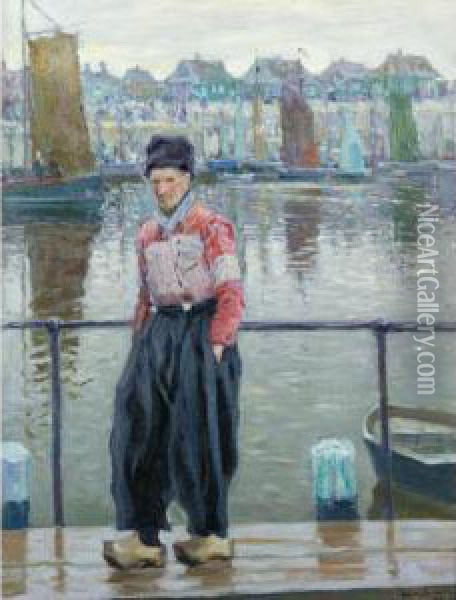 The Dutchman Oil Painting - Arnold Borisovic Lakowskij