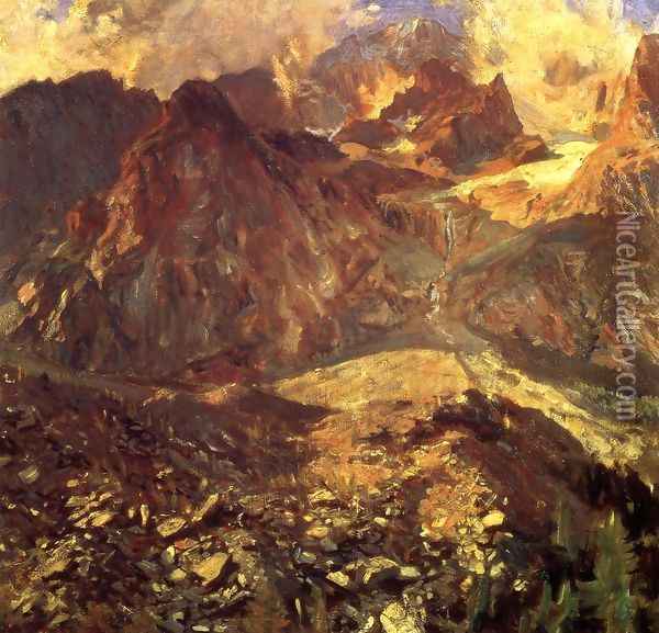 Val d'Aosta Oil Painting - John Singer Sargent