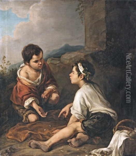 Dobokockazo Fiuk Oil Painting - Bartolome Esteban Murillo