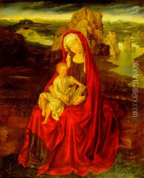 Madonna Con Bambino Oil Painting - Gerard David
