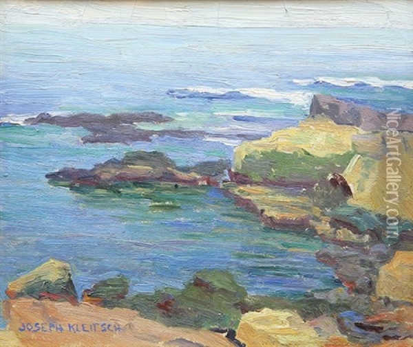 Laguna Shores Oil Painting - Joseph Kleitsch
