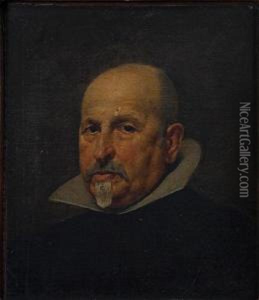 Portrait Of A Gentleman Oil Painting - Matthew Shepperson