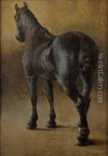 Hobune Oil Painting - Nikolai Semenovich Samokish