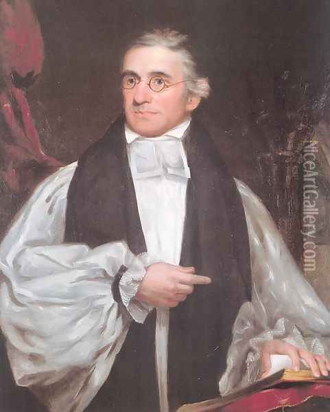 Reverend Nathaniel Bowen 1821 Oil Painting - Samuel Finley Breese Morse