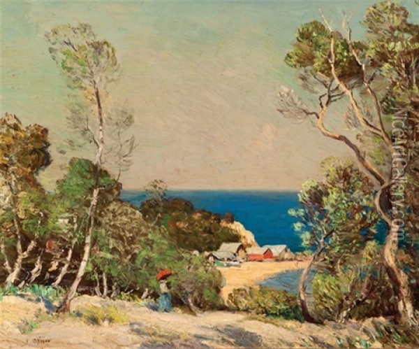 Untitled - Landscape Oil Painting - Edward Cairns Officer