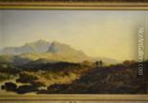 Cader Idris, North Wales Oil Painting - Edmund John Niemann