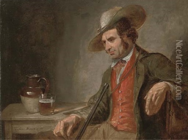 Refreshment After The Shoot Oil Painting - Alexander Fraser the Younger